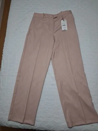 Pantalón vestir Zara mujer L rosa
