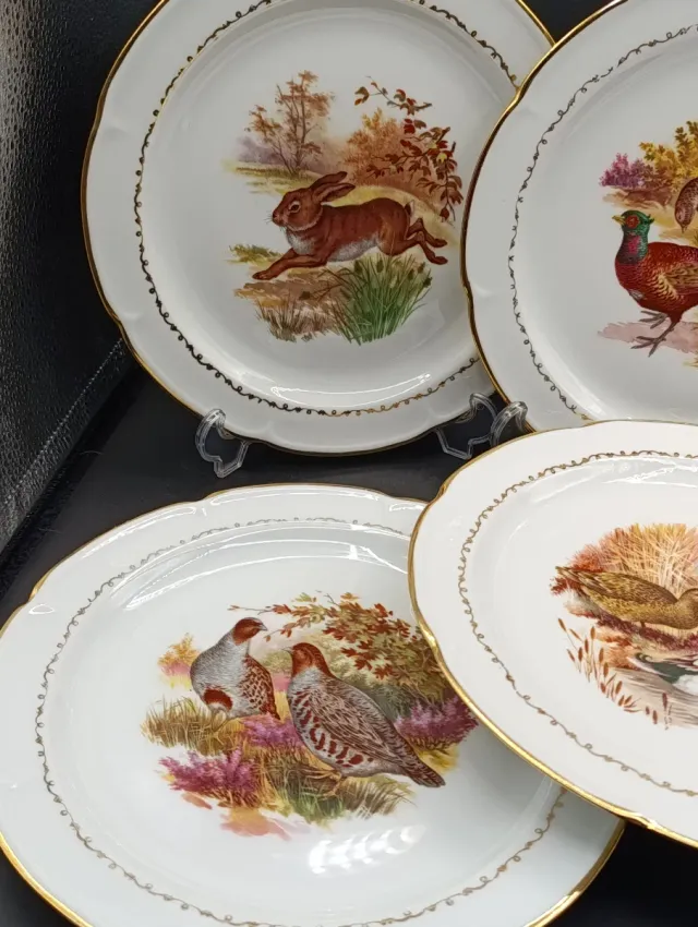 Set platos porcelana francesa de Vierzon