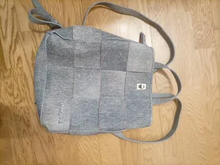 Mochila Desigual Gris Tejida