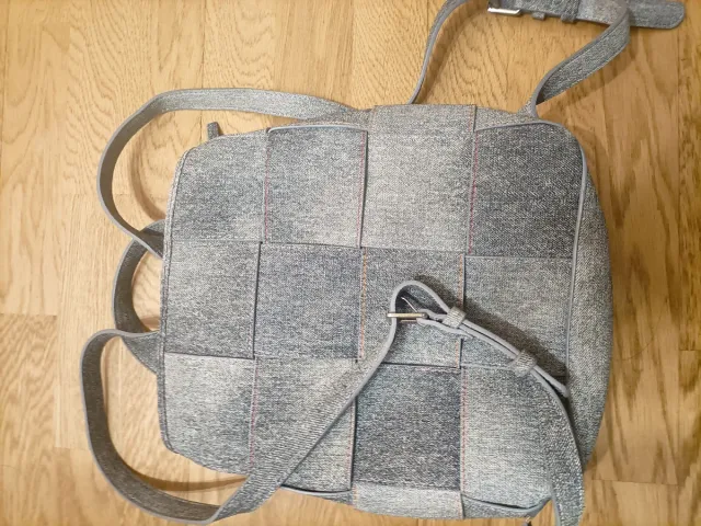 Mochila Desigual Gris Tejida