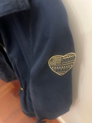 Parka Tommy Hilfiger azul marino Talla S