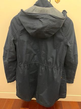Parka Tommy Hilfiger azul marino Talla S