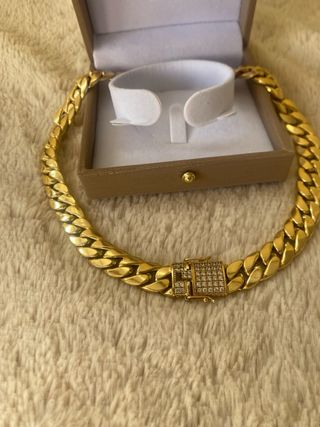 Cadena Cubana Oro 18k