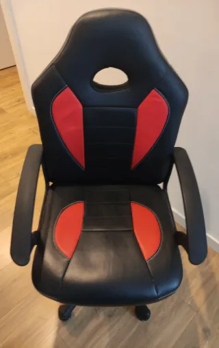 Silla Gaming Negra y Roja