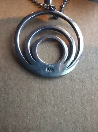 CONJUNTO PLATA 925.COLGANTE,PENDIENTES,ANILLO VINT