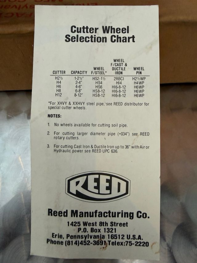 Tagliatubi professionale REED H-4