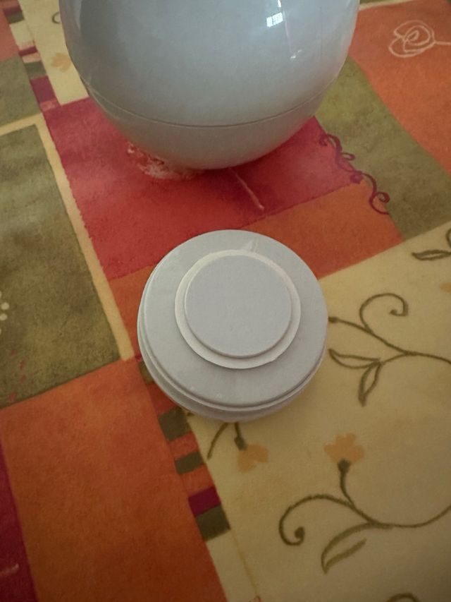 Jarra termo blanca de plástico