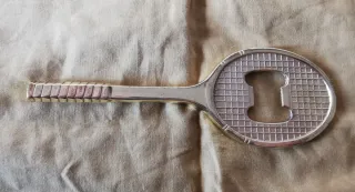 Apribottiglie vintage anni 80 design racchetta