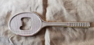 Apribottiglie vintage anni 80 design racchetta