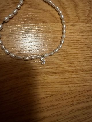 Pulsera Bimba y Lola perlas y oro con su bolsita