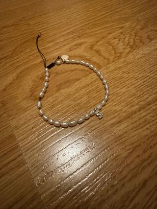 Pulsera Bimba y Lola perlas y oro con su bolsita