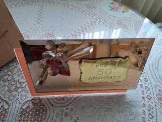 Placa Conmemorativa 50 Aniversario Cristal