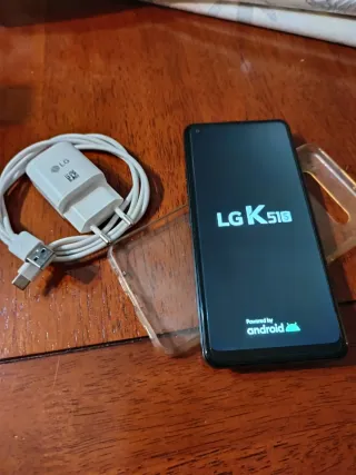 LG K51S Grigio con Caricabatterie