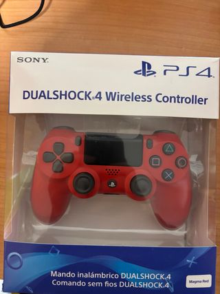 Mando PS4 Dualshock 4 Magma Red
