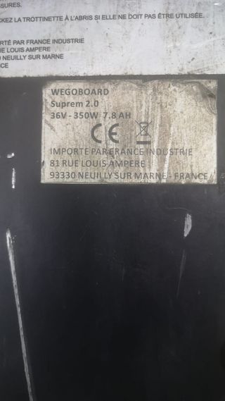 Patinete Eléctrico WegoBoard Piezas