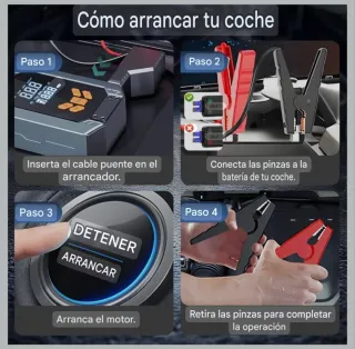 Arrancador Compresor Portátil Multifunción