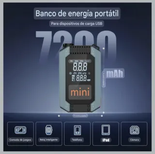 Arrancador Compresor Portátil Multifunción