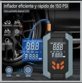 Arrancador Compresor Portátil Multifunción