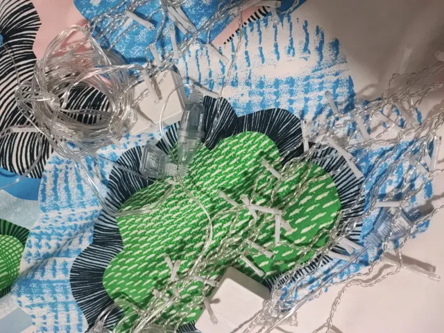 Luces LED Copos Nieve Extensibles