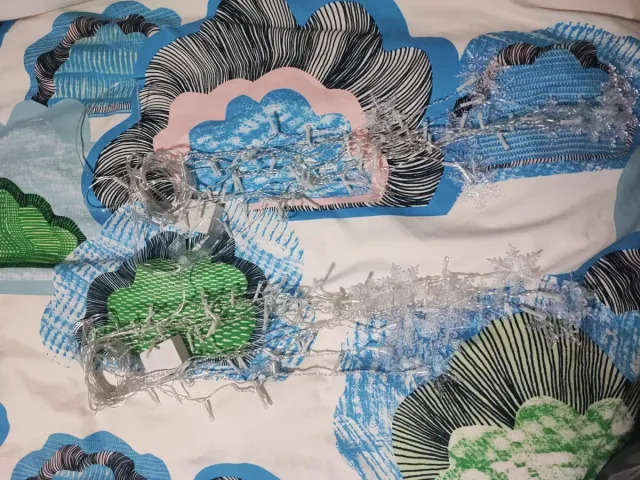 Luces LED Copos Nieve Extensibles