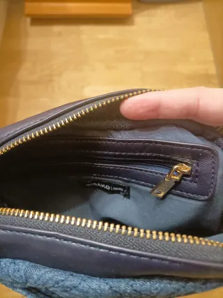 Bolso bandolera tela acolchado