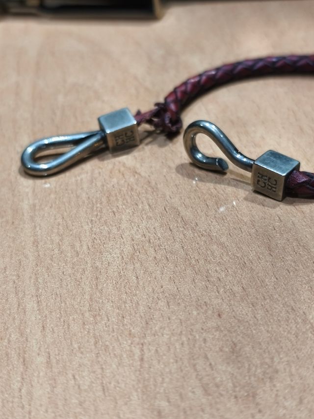 Pulsera de cuero trenzado  CAROLINA HERRERA