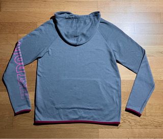 Felpa Nike grigia e rosa