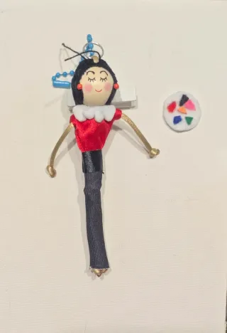 Bambolina artigianale le nutz - "Olivia"