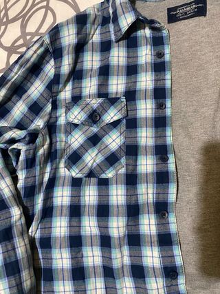 Camisa de cuadros Pull&Bear Talla L
