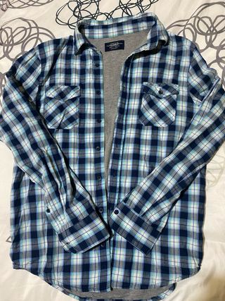 Camisa de cuadros Pull&Bear Talla L
