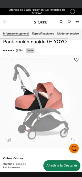 Pack neonato YOYO Babyzen