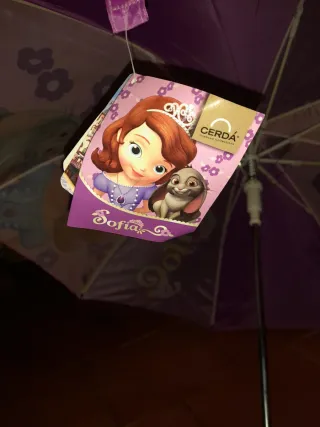 Paraguas infantil Sofia y Skye