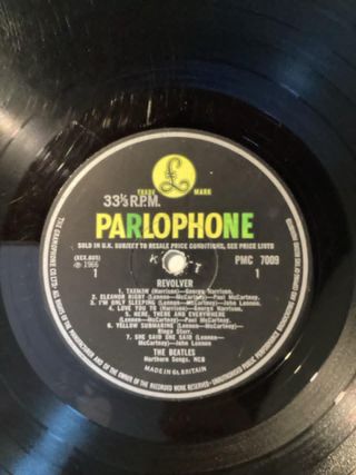 The Beatles - Revolver LP Vinile Originale 1966
