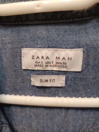 Camisa Vaquera Zara Man Talla S