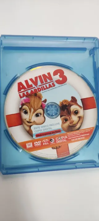 Alvin y las Ardillas 3 Blu-Ray DVD