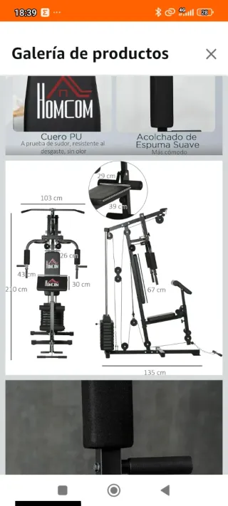 Gimnasio estación multipower.