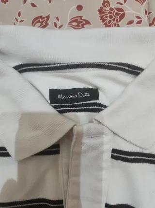 2 Polos Massimo Dutti Rayas