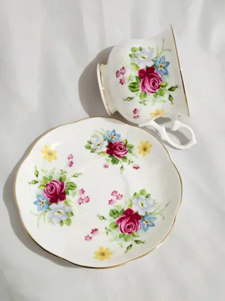 Servicio de té o café de porcelana inglesa Bone ch