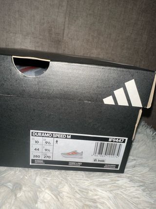 Zapatillas Adidas Gris y Naranja