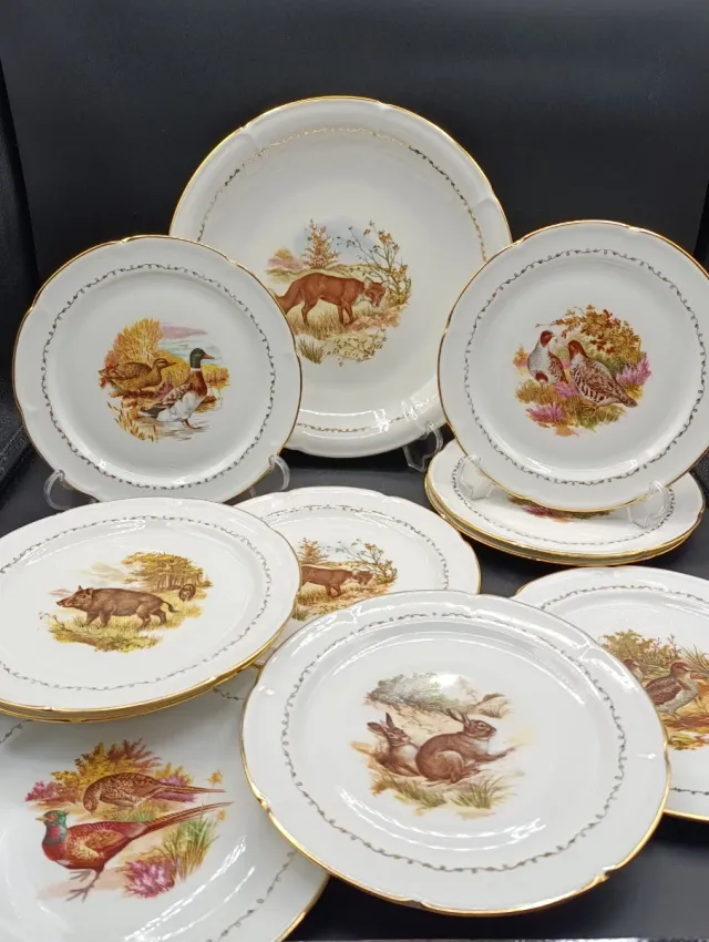 Juego aperitivos porcelana Vierzon