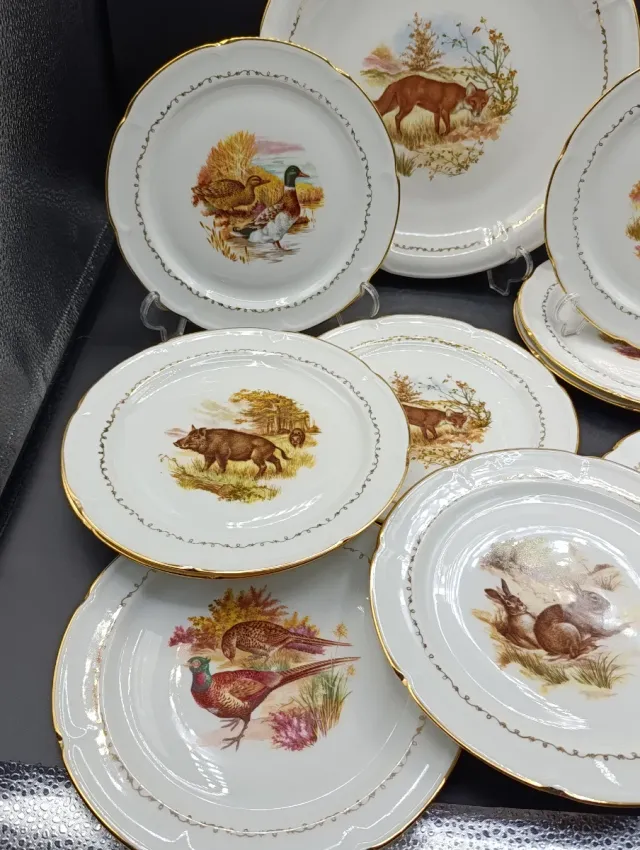 Juego aperitivos porcelana Vierzon