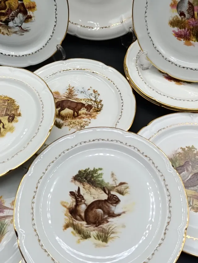 Juego aperitivos porcelana Vierzon