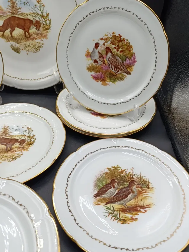 Juego aperitivos porcelana Vierzon