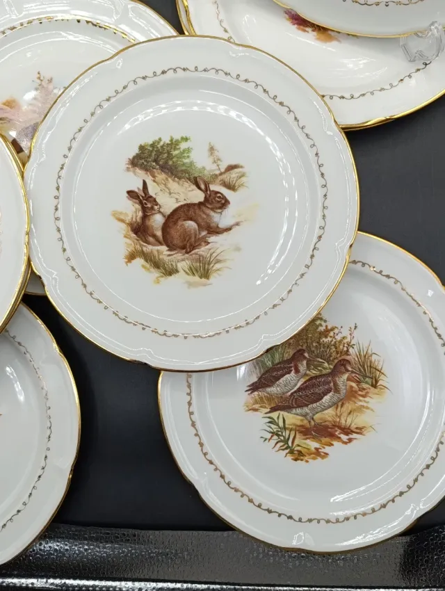 Juego aperitivos porcelana Vierzon