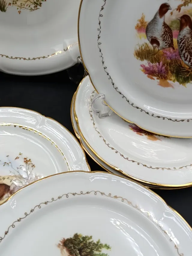 Juego aperitivos porcelana Vierzon