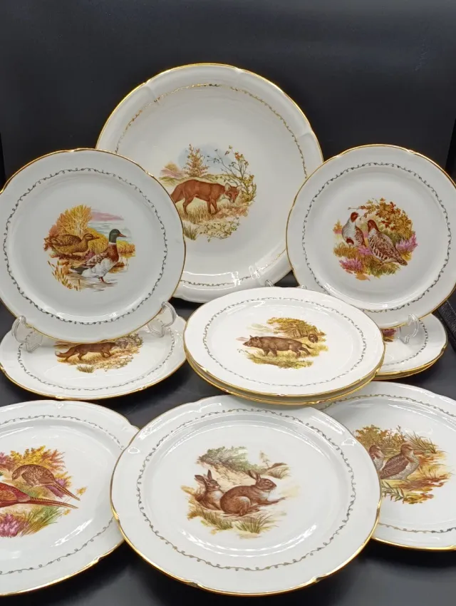 Juego aperitivos porcelana Vierzon