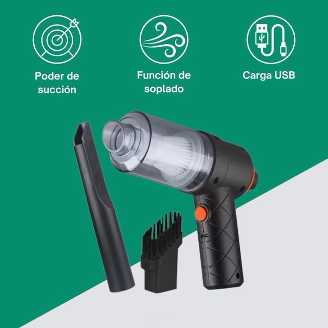 Aspiradora portátil recargable