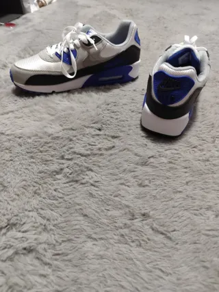 Zapatillas Nike Air Max 90 Azul y Blanco