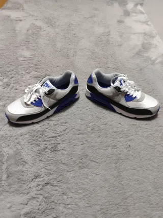Zapatillas Nike Air Max 90 Azul y Blanco
