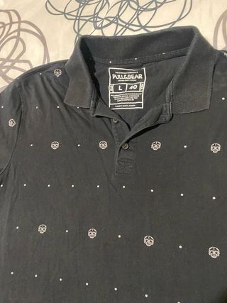 Camiseta Pull&Bear Calaveras Talla L